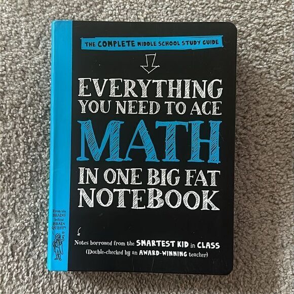 “Everything You Need to Ace Math In One Big Fat Notebook” - Picture 5 of 5